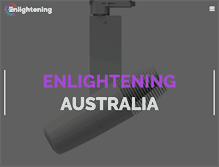 Tablet Screenshot of enlightening.com.au